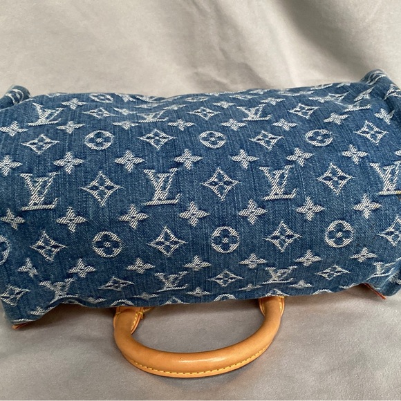 ❤️ 100% Authentic Louis Vuitton Denim Neo Speedy - Picture 6 of 16